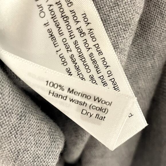 Son of a Tailor Mens Grey Sweater Turtleneck Fine Merino Wool M? - Picture 5 of 6